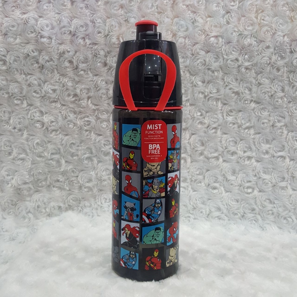 QJ28EB Botol Minum Smiggle / Botol Minum Smiggle Marvel Disney Spirtz Spray Bottle / Smiggle Lively 