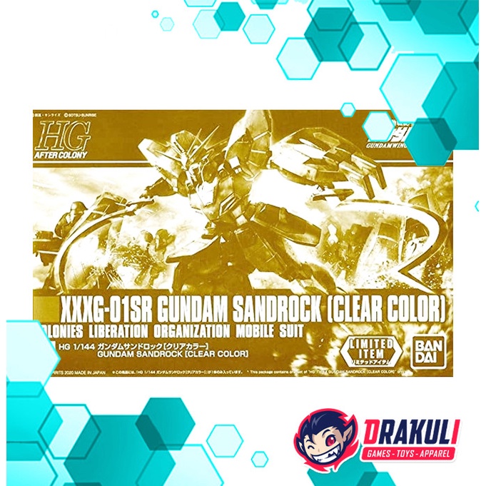BANDAI Plamo HG Gundam Sandrock (Clear Color)