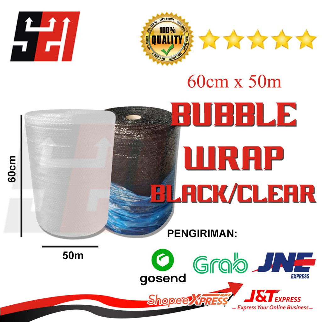 

Bubble Wrap Buble Wrap 60cm x 50mMurah