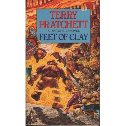 

Feet of clay - Discworld novel Terry Pratchett 1997 Corgi Books 0552