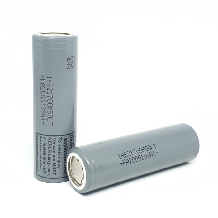 LG M50LT BATERAI 21700 5000mAh 15A HIGH CAPACITY INR21700M50LT