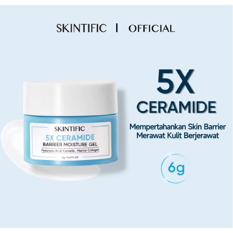 SKINTIFIC 5X Ceramide Barrier Moisturizer Moisture Gel 6g