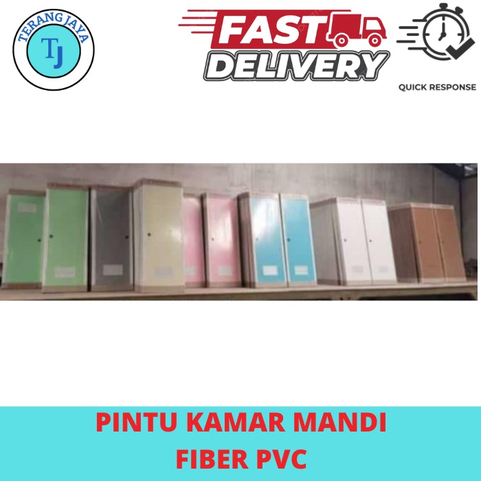 Pintu Kamar Mandi - Pintu Fiber PVC