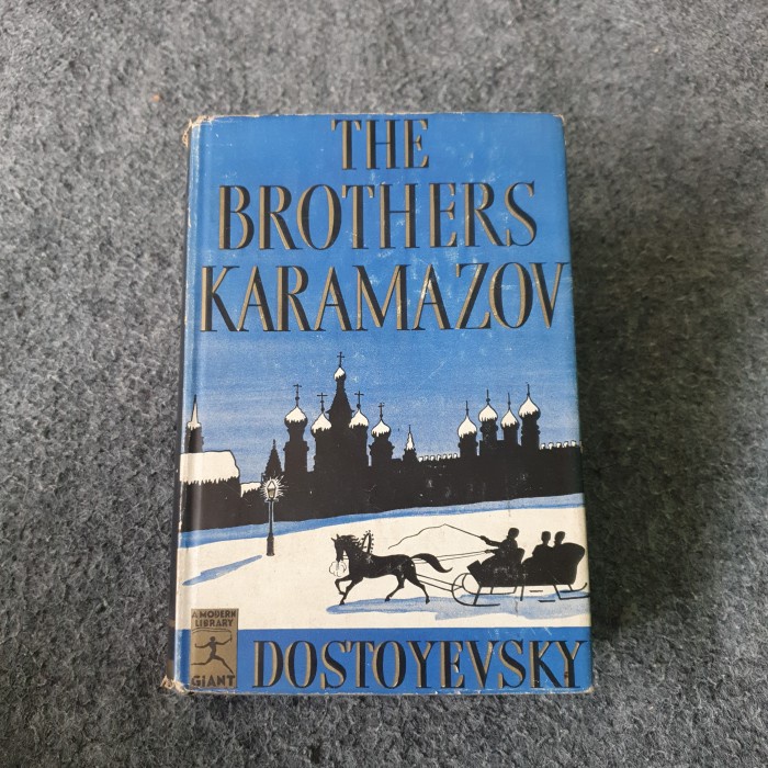 THE BROTHERS KARAMAZOV FYODOR DOSTOYEVSKY - THE MODERN LIBRARY