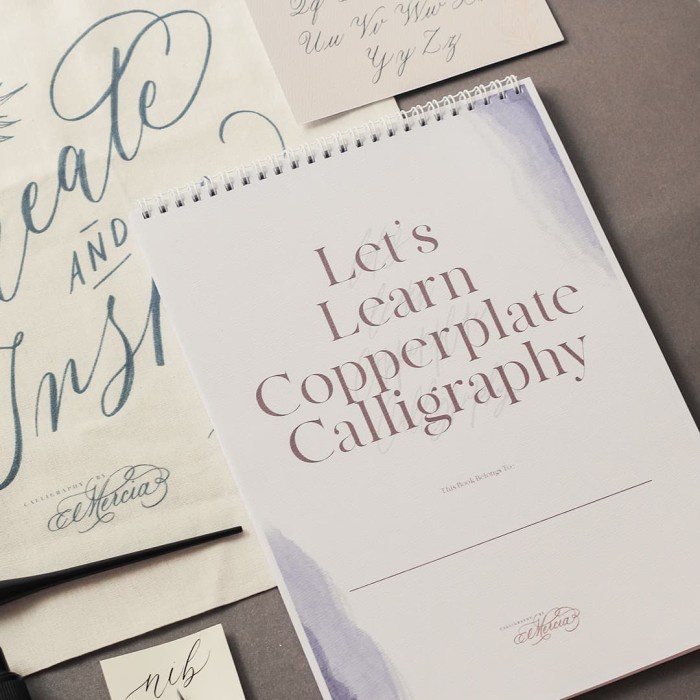 

Copperplate Calligraphy Learning Book - Without Name