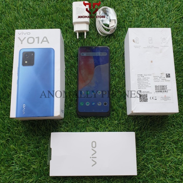 Handphone vivo y01a 2/32gb second seken bekas murah