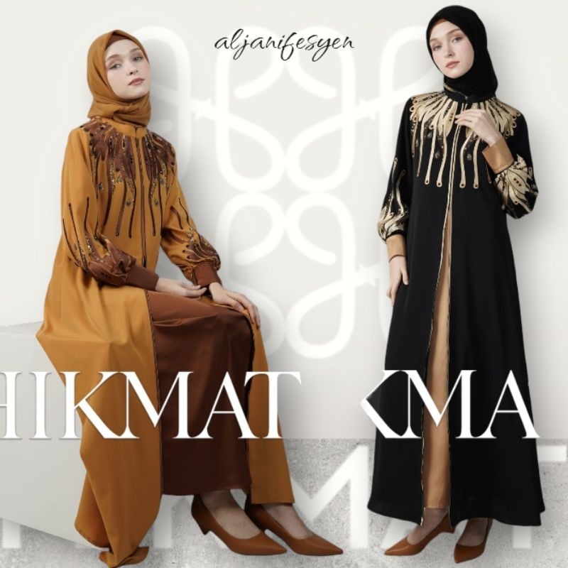 PROMO Abaya Hikmat Fashion Original A5544