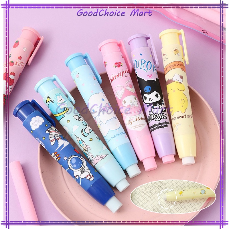 

Hapusan Eraser Lipstik Retractable Cute Eraser Korean Style / Mechanical Eraser / Penghapus