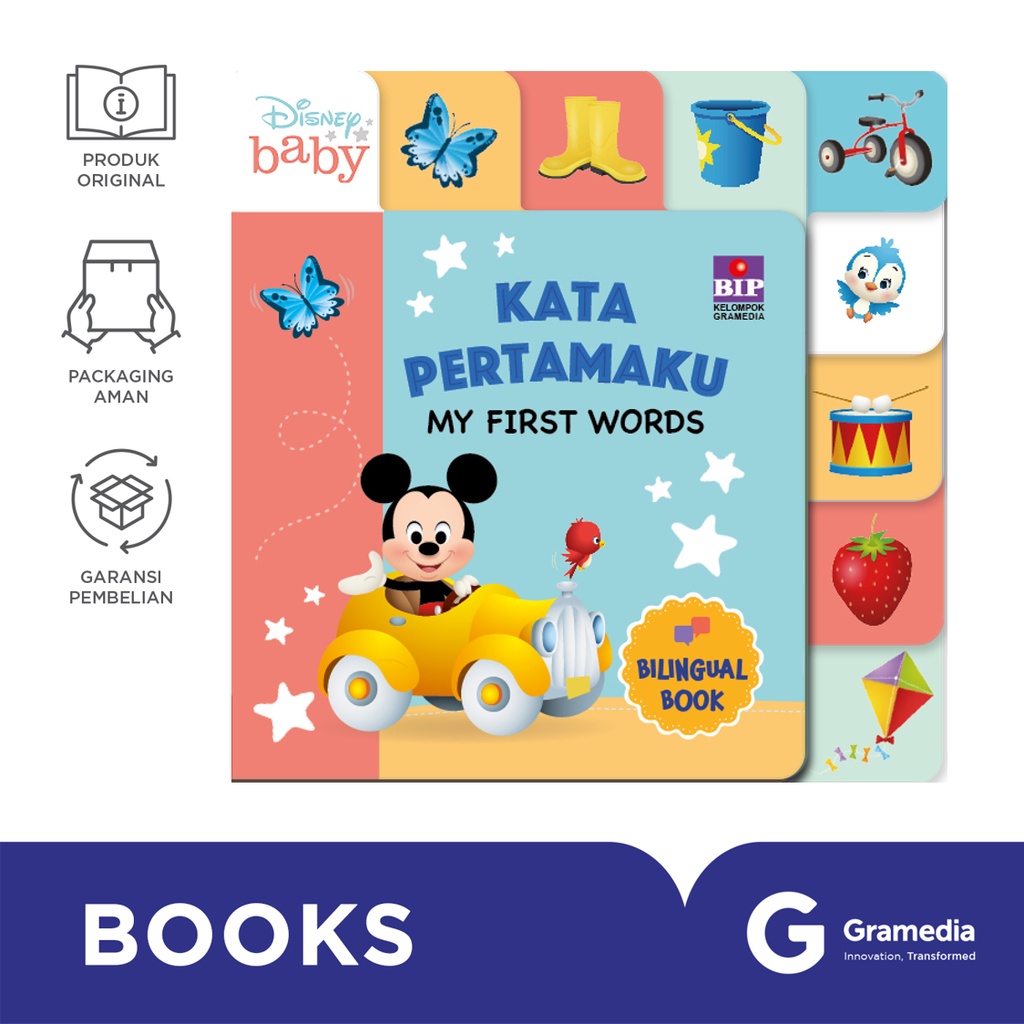 Disney Baby Kata Pertamaku (Bilingual Book)