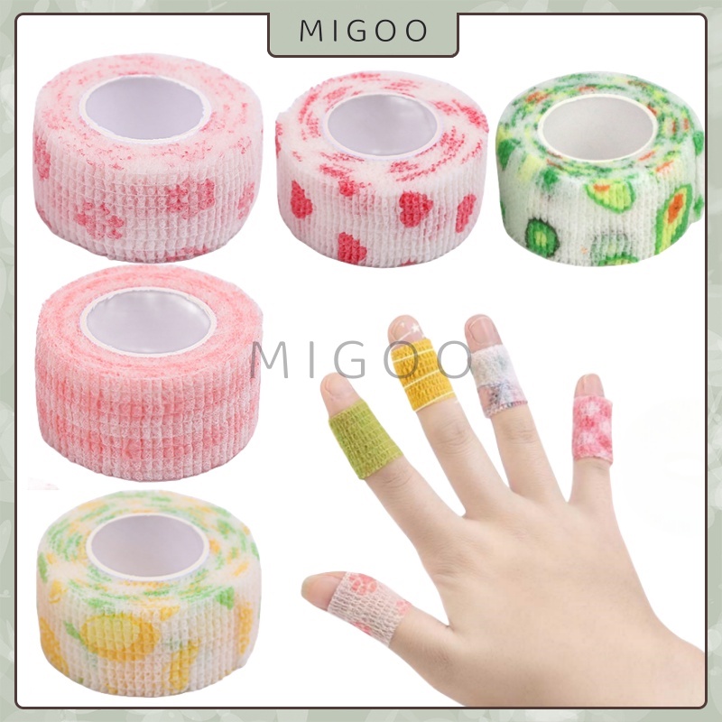 

MiGoo Pelindung Jari Perban 2.5 Cm Menulis Perban Berperekat Anti Abrasi Perban Elastis Jari Finger Tape Pita Perekat Pita Perekat Untuk