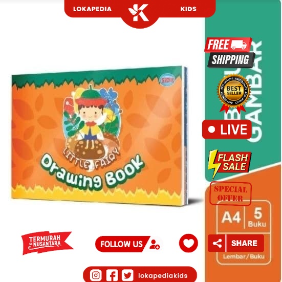 

BUKU GAMBAR SIDU A4 [PACK - 5 BUKU]