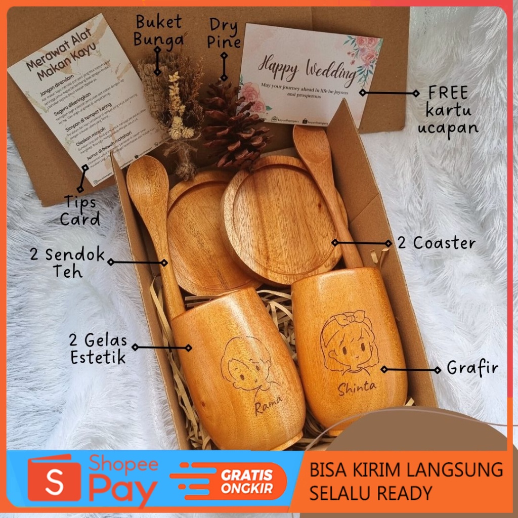 

Diskon Natal Solar Hampers Set Gelas GRAFIR / Hampers Kayu Estetik Wedding Gift / Parcel Tukar Kado Anniversary / Kado Ulang Tahun Hadiah Wisuda / Kado Guru Hadiah Guru Hampers Resign / | Promo 12.12