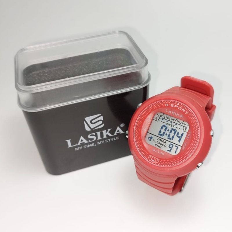 TERMURAH (  LSK  7130 ) Jam Tangan Anak Perempuan Digital  Lasika G7130 7130 Terbaru Waterproof Anti