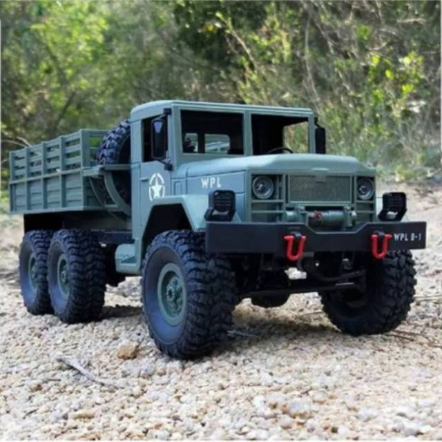 Wpl B16 Rc Adventure Truck Offroad Military V  Jjrc Q64  6wd 6x6 Truck Militer Diecast Pin Zan 6013