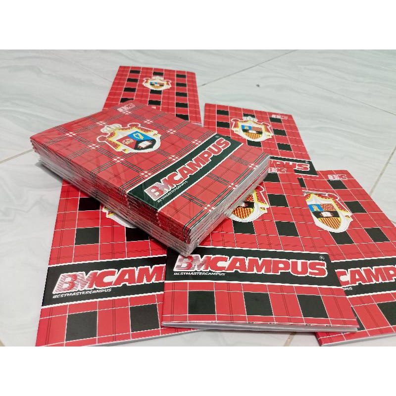 

(harga murah) 1 pack isi 10 pcs buku tulis campus 36 lembar ukuran boxy /Buku tulis 58 (Isi 10 Pcs)/perlengkapan sekolah/alal-alat sekolah