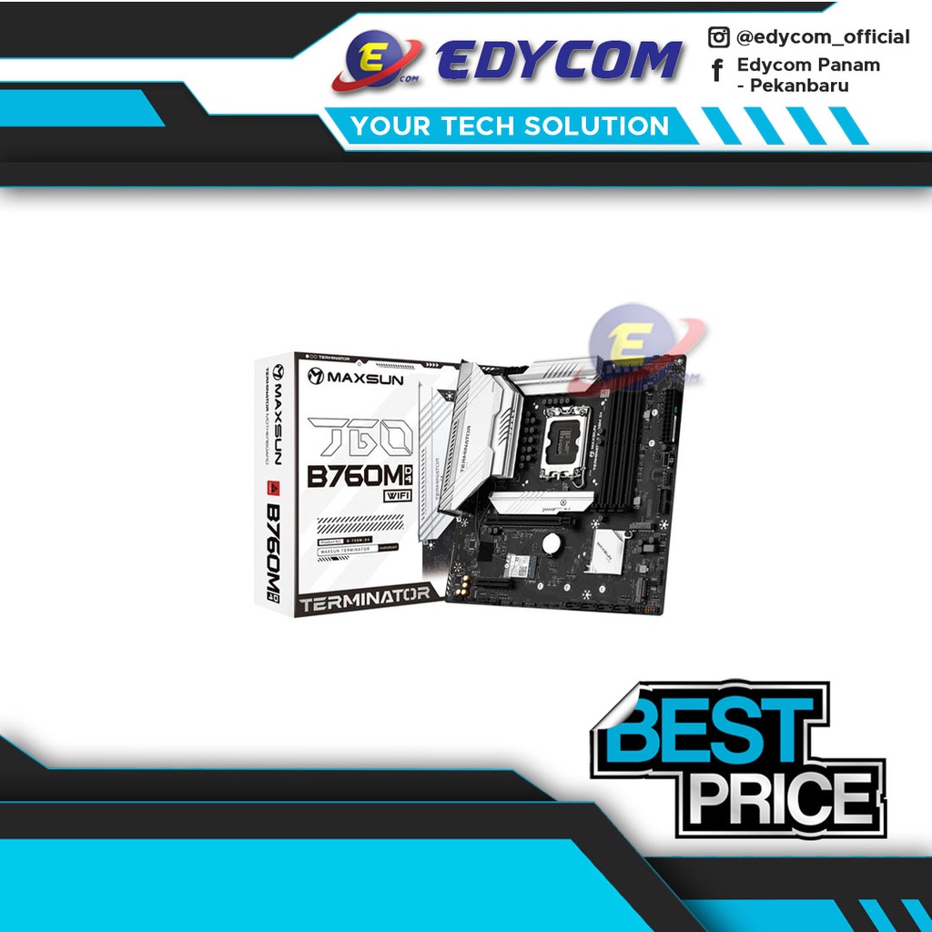 Motherboard MAXSUN Terminator B760M D4 WIFI - LGA1700 B760 DDR4 USB3.2