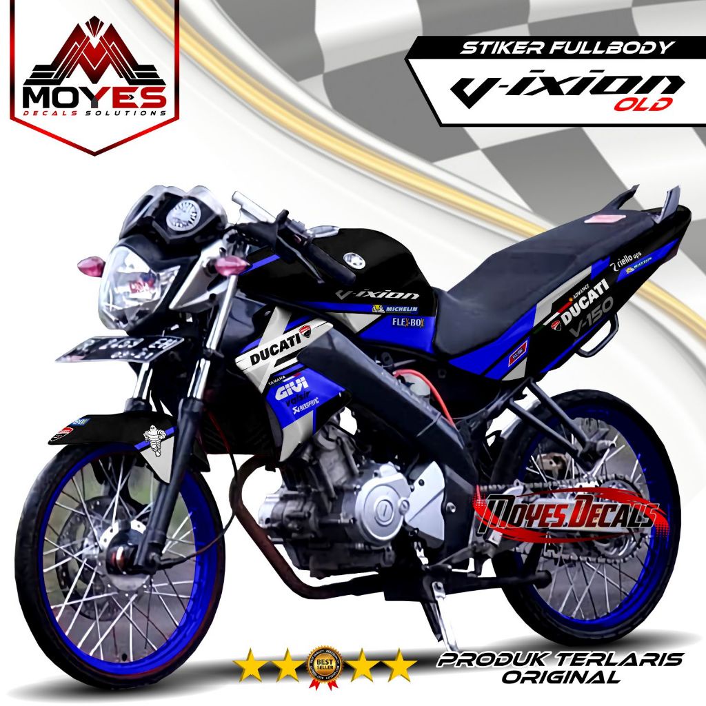 Decal Vixion Old Fullbody Stiker Vixion Lama Fullbody Dekal Vixion 150 Old Fullbody