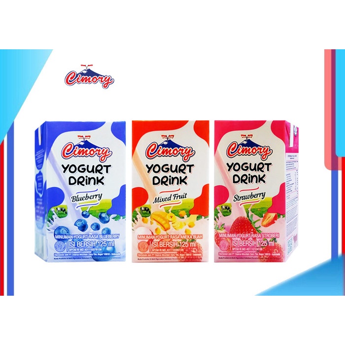 

Cimory UHT Yoghurt Drink Blueberry Strawberry Mixed Fruit 125 ml