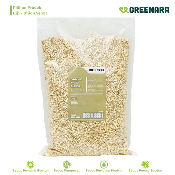

[KUALITAS TERBAIK] Quinoa Putih 1 Kg / White Quinoa Premium