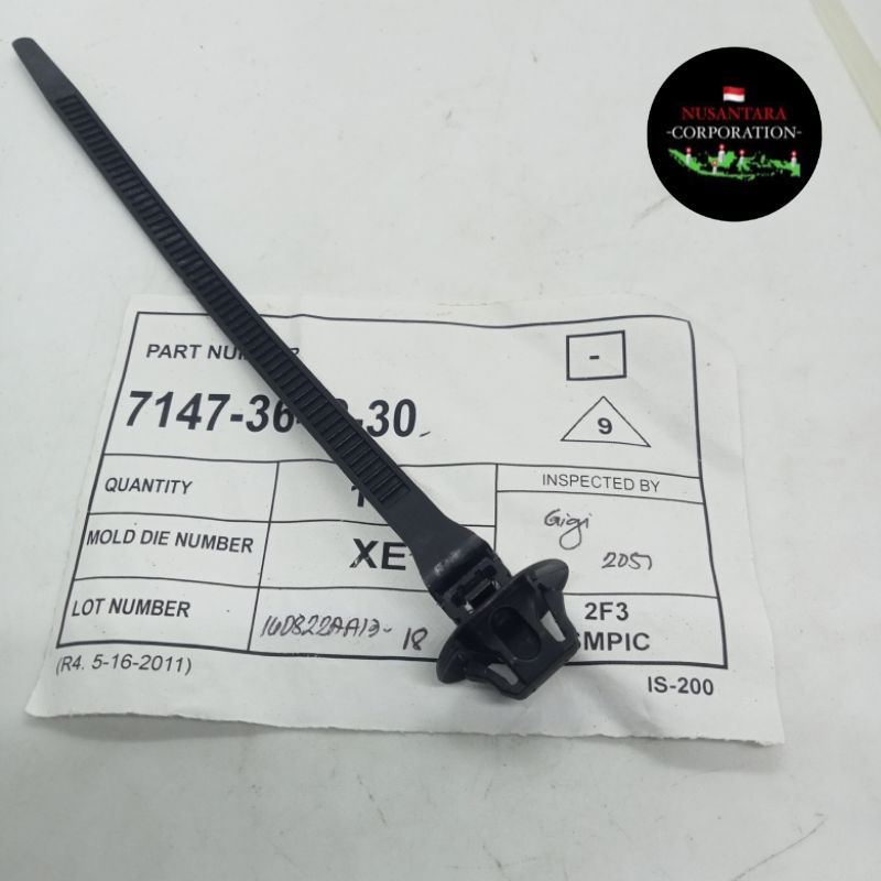 kleman tali ripet kabel body motor klip tali tis original TEBAL ORIGINAL