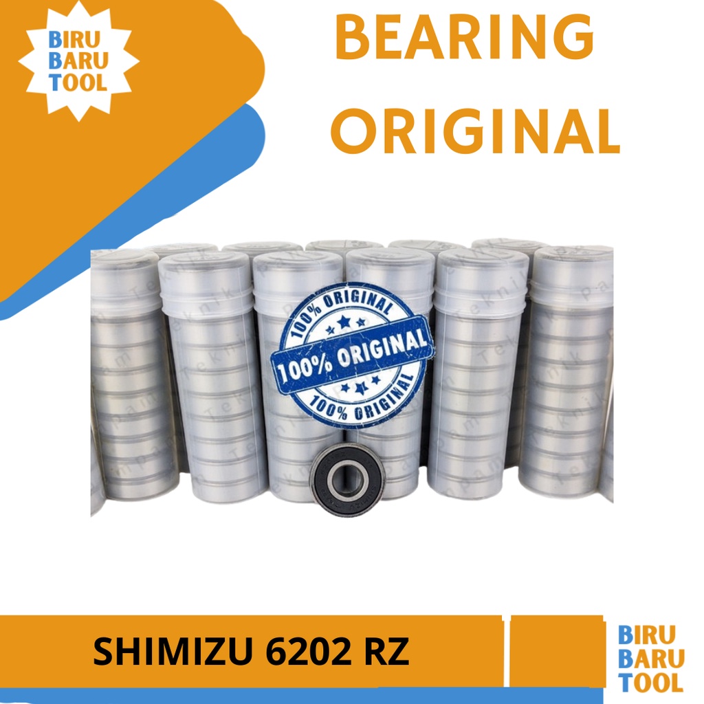 GENUINE PART - BEARING 6202 RZ SHIMIZU PS 226 230 JET 260 268 375 ORI / Bering Laher Klaher / Suku C