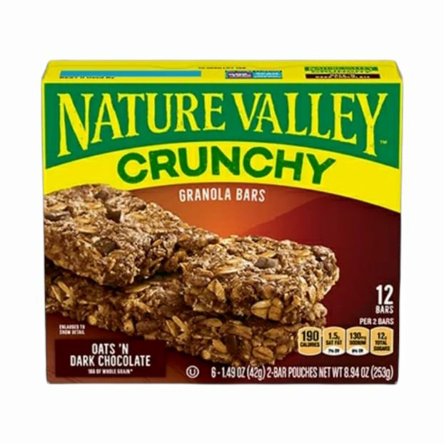 

✨PROMO✨ -Nature Valley Crunchy Granola Bar Oat Dark Chocolate 253gr