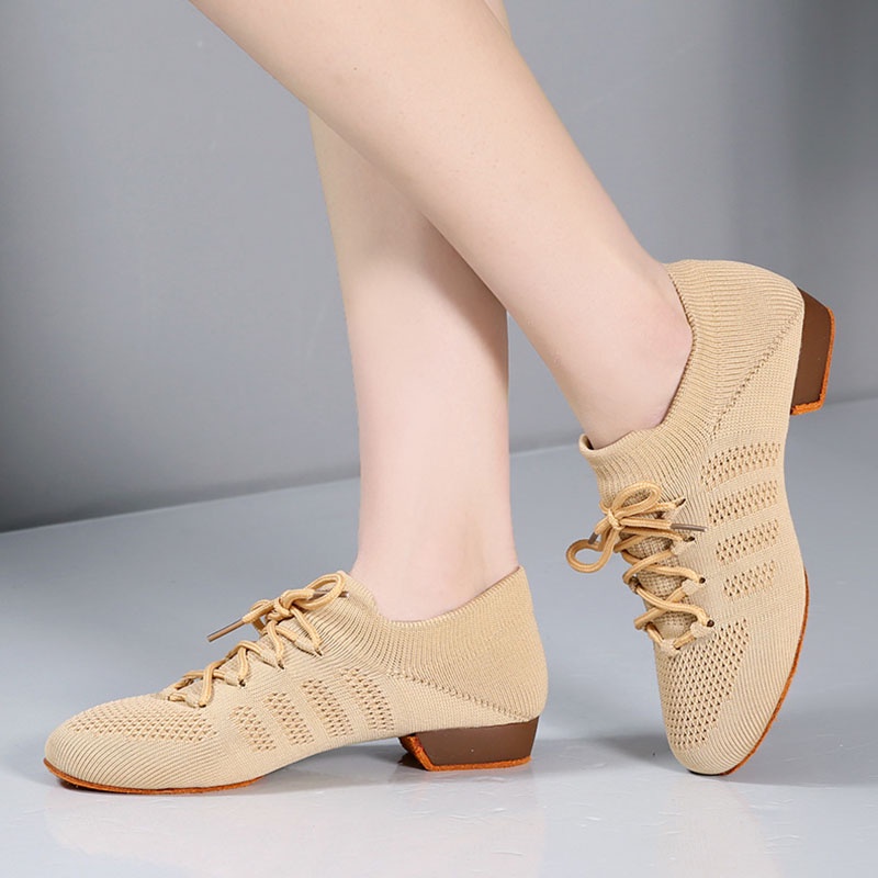 terbaru sepatu dansa wanita / sepatu dansa wanita casual latin / latin dance low heel shoes