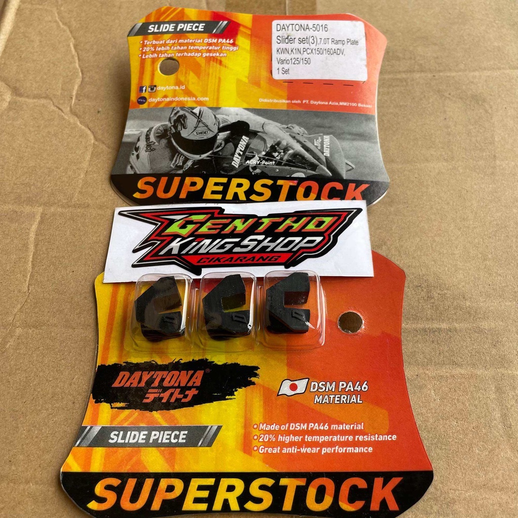 SLIDE PIECE SLIDER ADV PCX VARIO 125 150 ASLI DAYTONA 5016