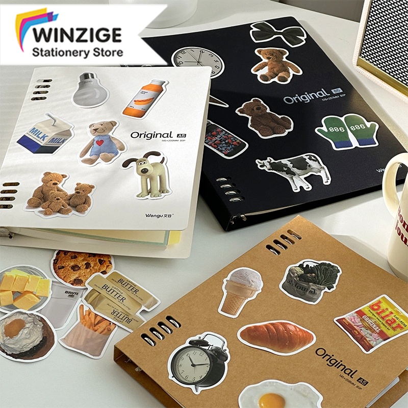 

Winzige Buku Binder B5 A5 Buku Tulis Sekolah Lucu Buku Notebook Aesthetic Lose Leaf Binder Kuliah