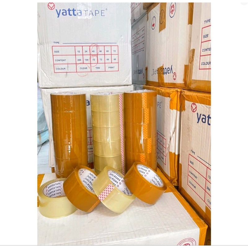 

Lakban Bening 45MM x 90 Yard Tebal Lem Kuat Isolasi