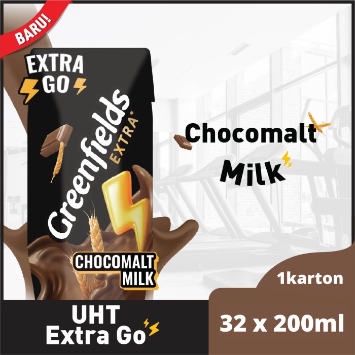 

Susu Greenfields UHT Extra Go Chocomalt 200ml 1 Karton