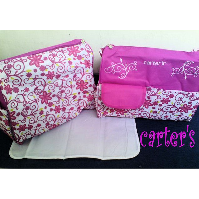 Diaper Bag Carter's Pink Floral/tas popok bayi/tas diaper bayi/tas travel bayi