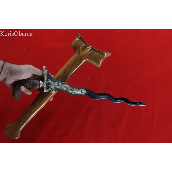 keris LANGITAN DAPUR GAJAH WARANGKA BUGIS - BILAHAN SAJA WKP murah