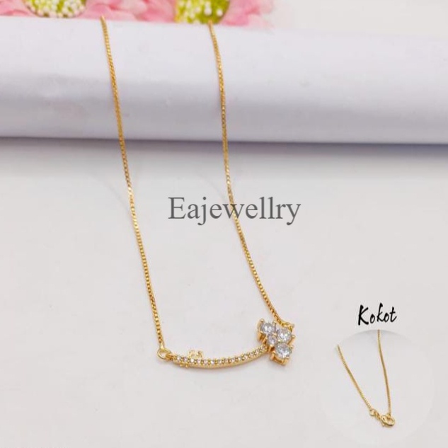 Kalung Emas Anak Perempuan 6 Model Gold Berlapis Emas 24 Karat Perhiasan Anak Perempuan