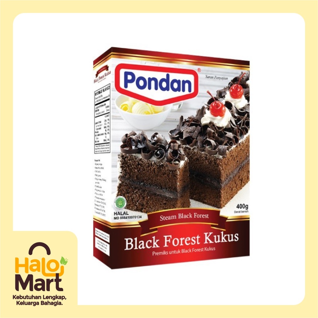 

Pondan Black Forest Kukus [400 g]