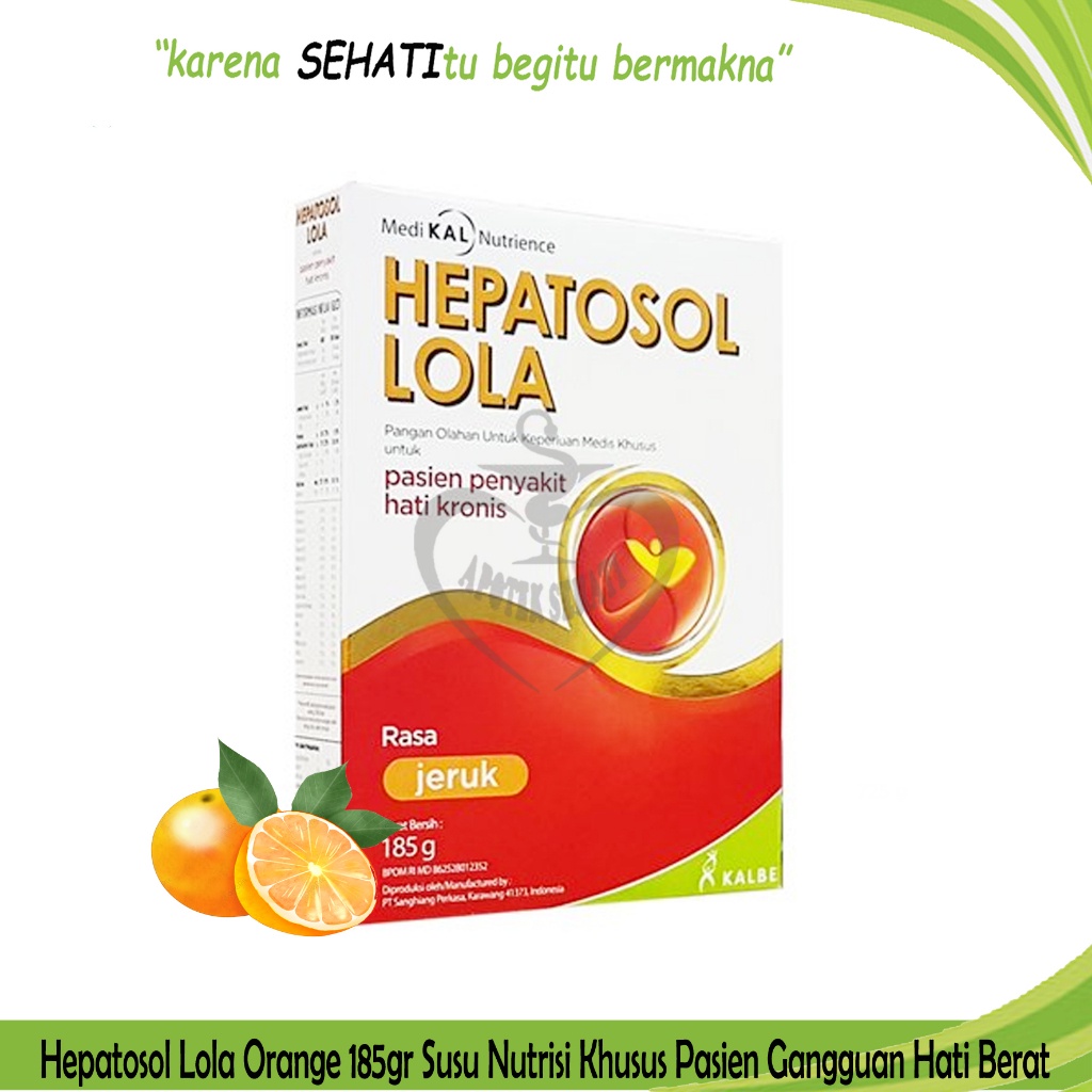 

Hepatosol Lola 249 Gram Susu Nutrisi Suplemen Kesehatan Hati