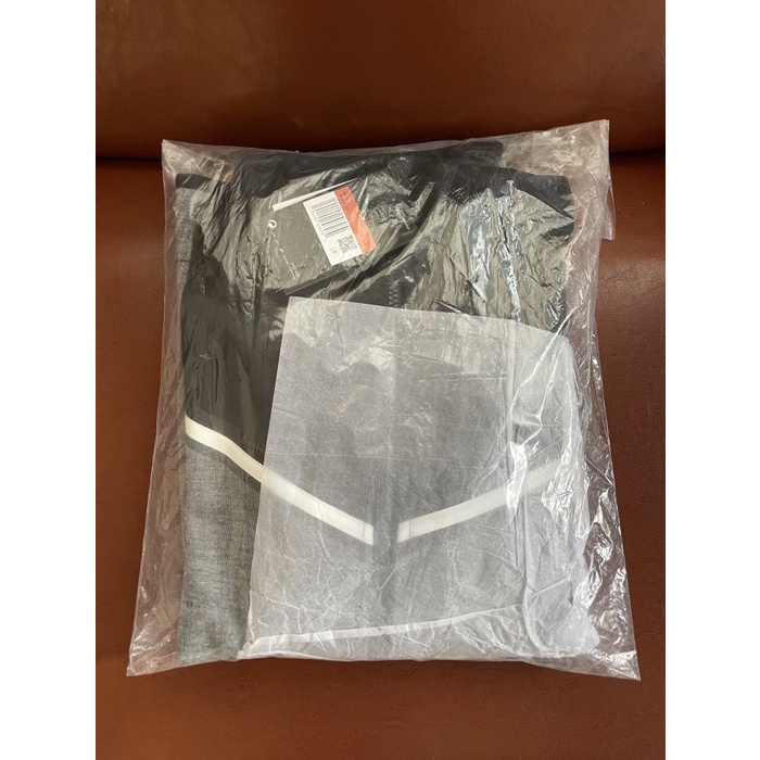 Nike Tech Fleece Black Grey Hoodie Tracksuit - L