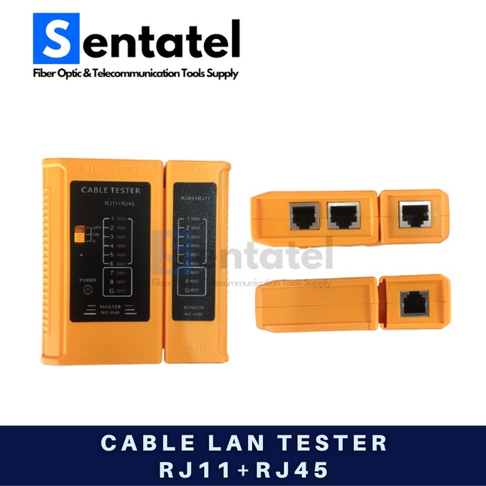 LAN Cable Tester Merk Nankai RJ11+RJ45