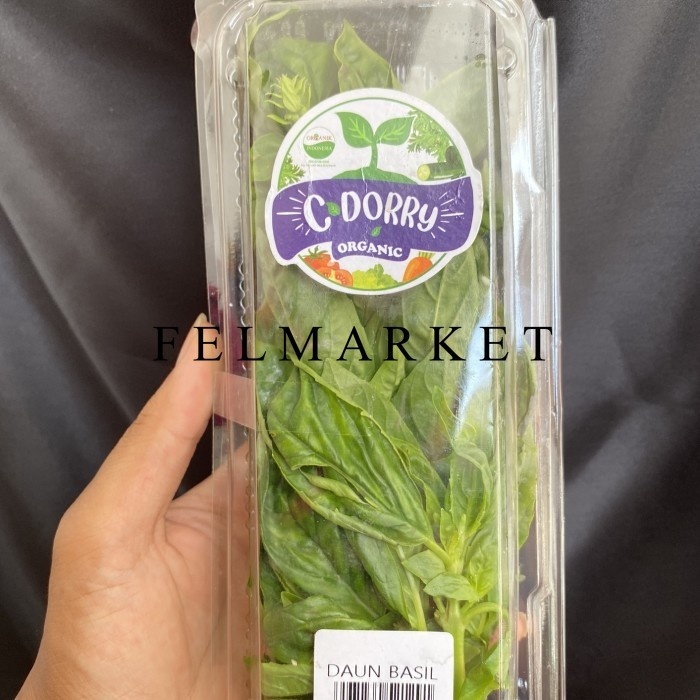 

Daun Basil Organik Fresh Segar / 100 grm