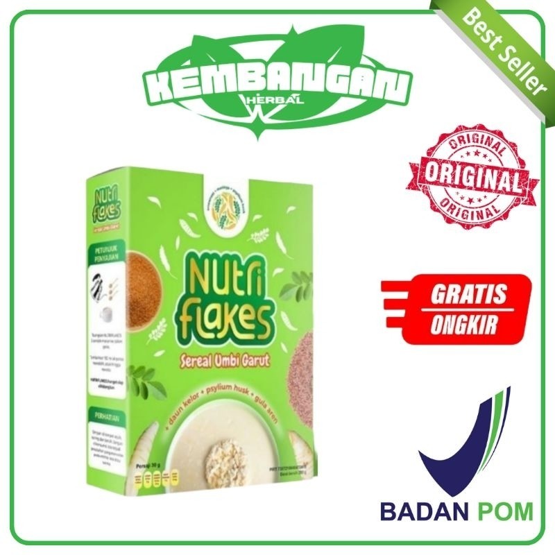 

Nutriflakes Seral Umbi Garut Atasi Asam Lambung Maag Kronis