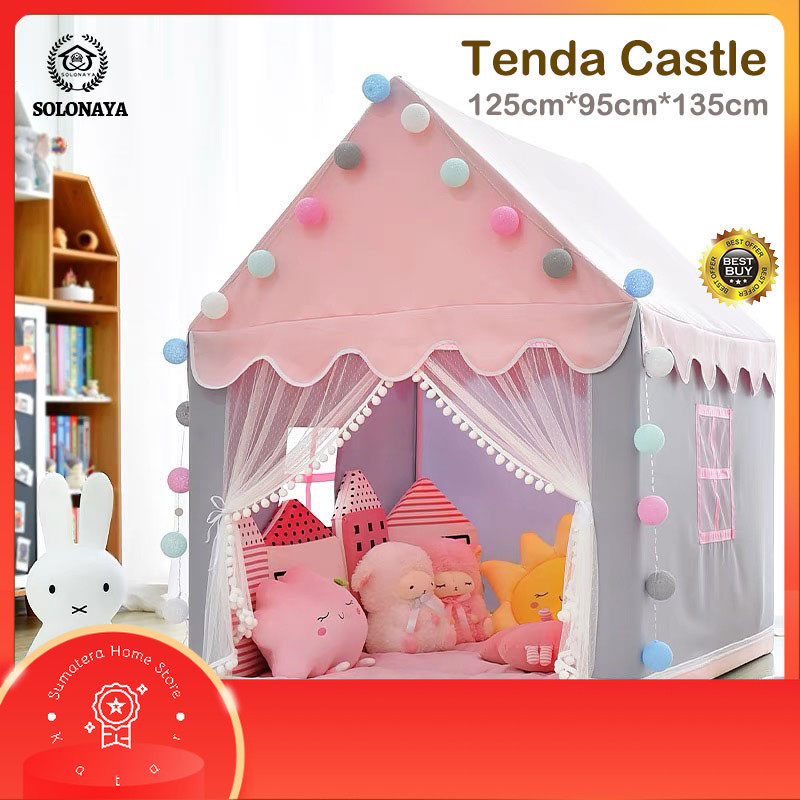 New Tenda Princess Jumbo  - Tenda Anak Model Rumah