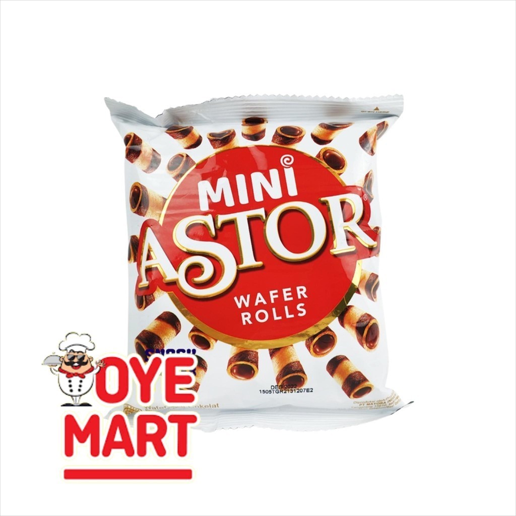 

MINI ASTOR WAFER ROLLS COKELAT /WAFER COKELAT 20GR