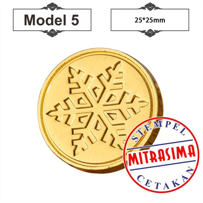 

Stempel Wax siap pakai edisi Natal - Model 1, Tanpa Handle