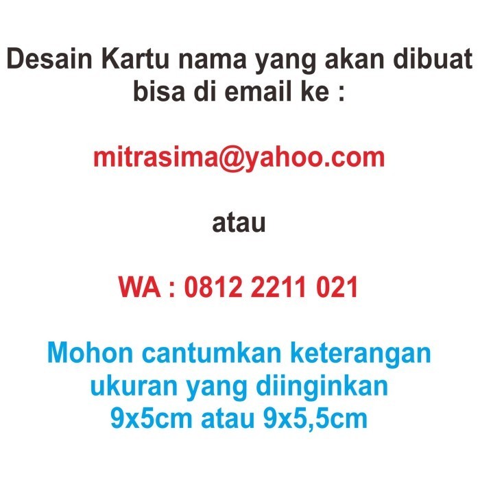 

Kartu nama Rounded cetak 1 muka full colour bahan Plastik Newtop