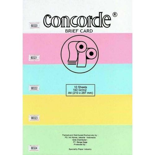 

(PACK) Kertas Concorde Piagam Sertifikat / Brief Card A4 160 gr