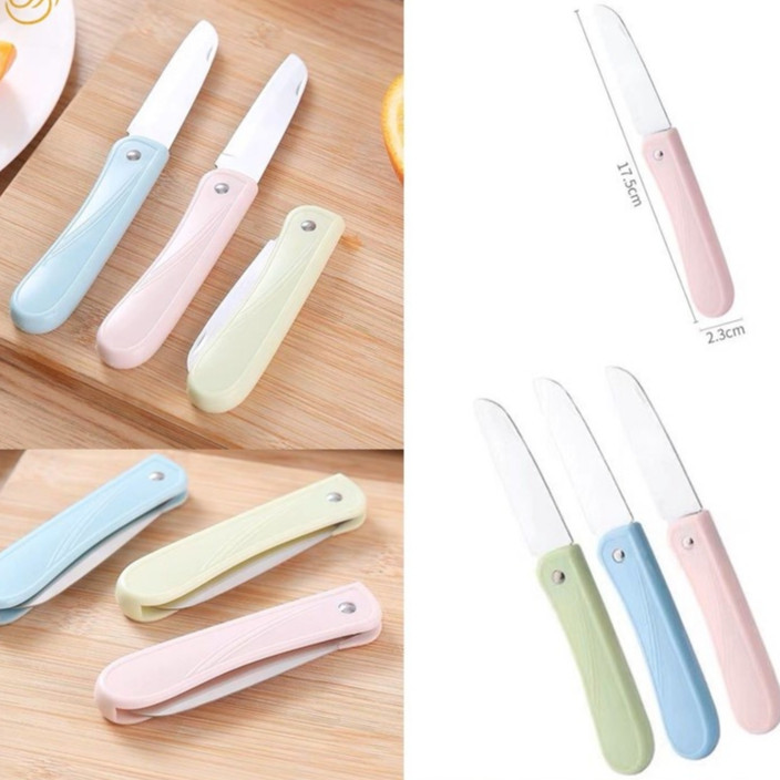 PISAU LIPAT SERBAGUNA - PISAU KERAMIK SUPER TAJAM - PISAU DAPUR - PISAU TRAVEL