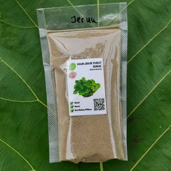 

Bubuk Serbuk Daun Jeruk Purut isi 100 Gram