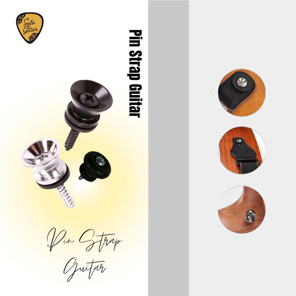 PIN STRAP SABUK GITAR AKUSTIK ELEKTRIK