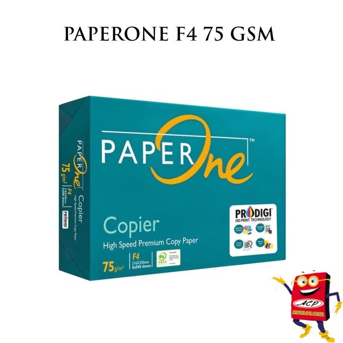 

PAPAER ONE KERTAS HVS F4 75 GSM