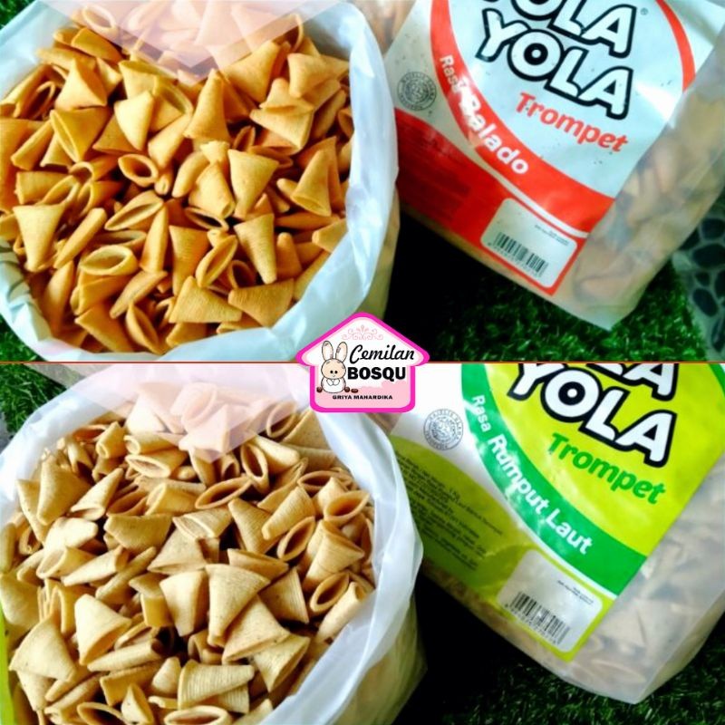 

Yola Yola Terompet 250 gr Snack Kiloan